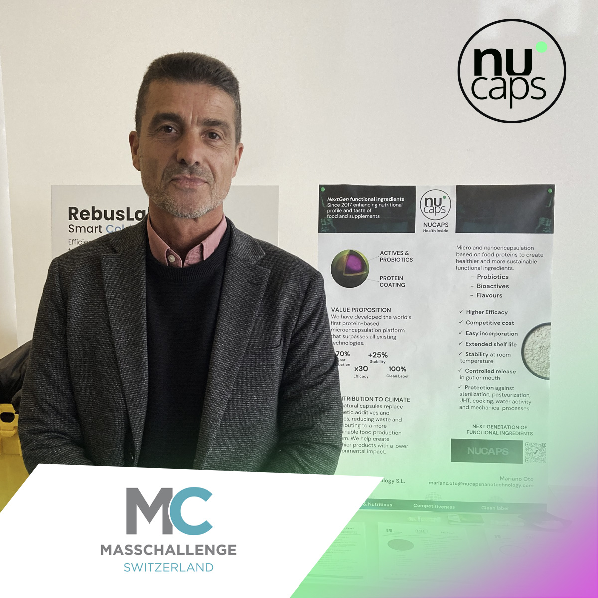 Image of NUCAPS present in Lausanne with MassChallenge Switzerland