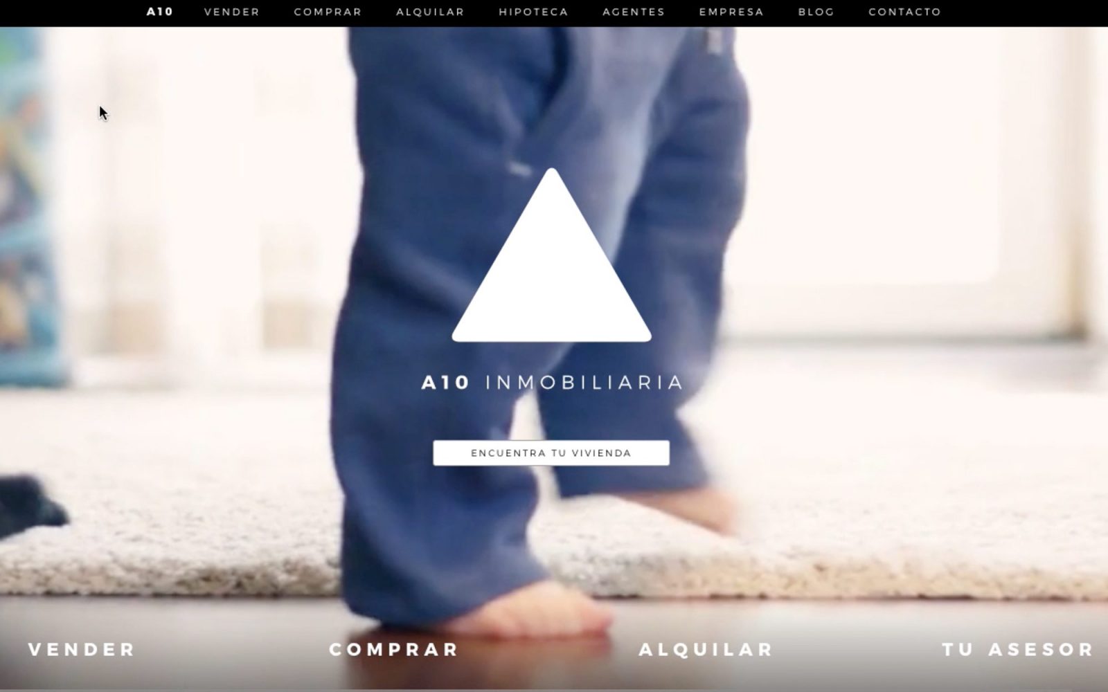Marca y web para A10 Inmobiliaria