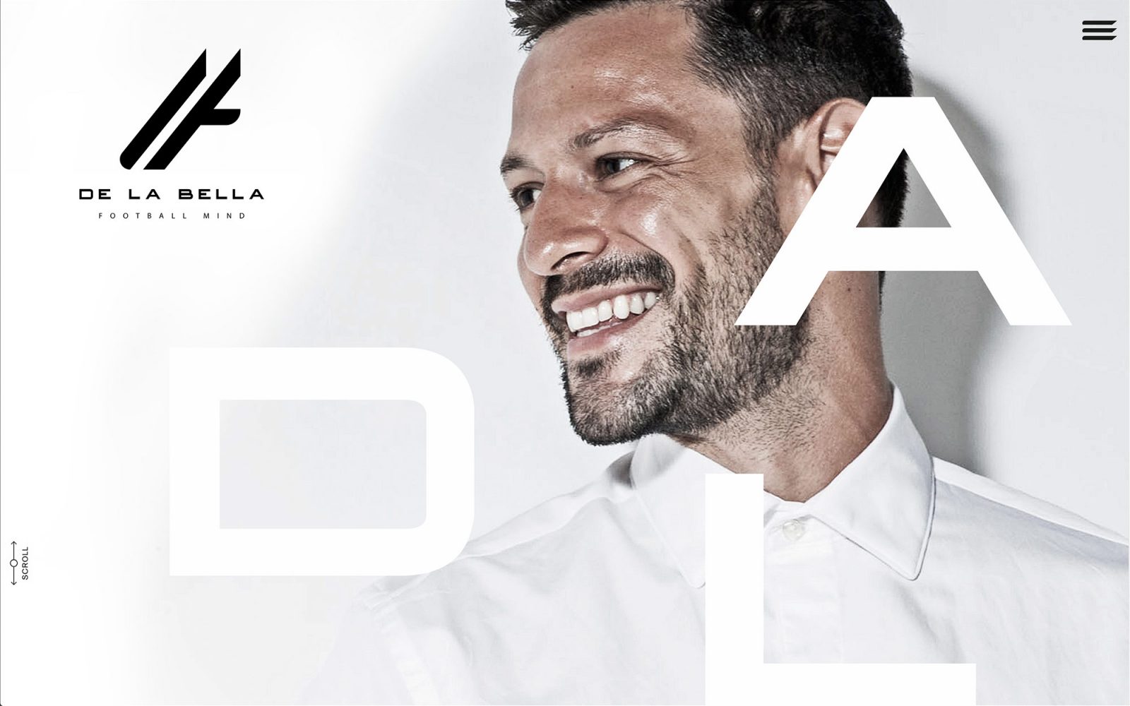 Marca y web para Alberto de la Bella