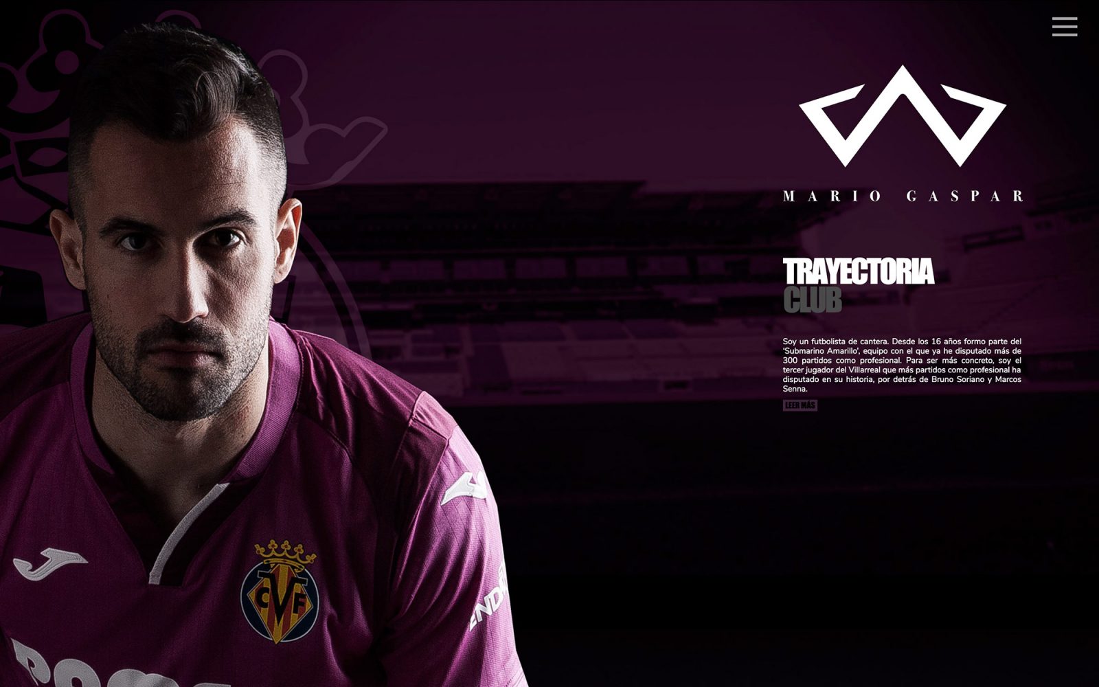 Marca y web para Mario Gaspar