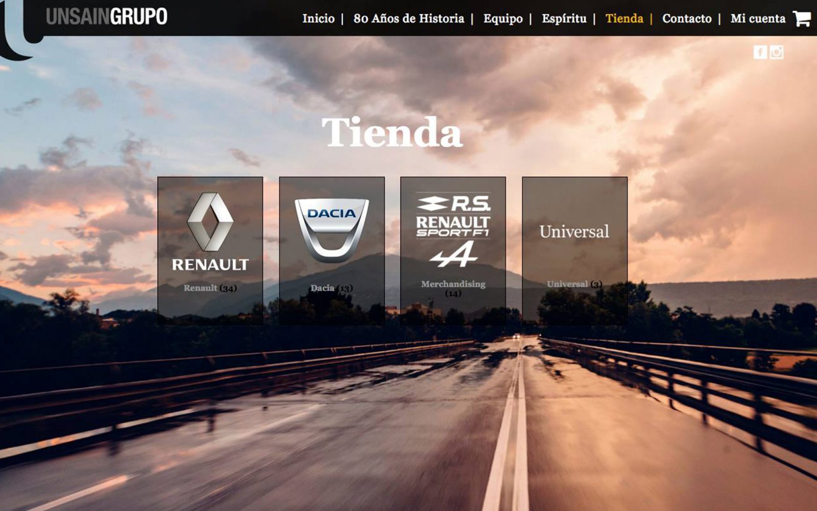 Tienda online de Grupo Unsain