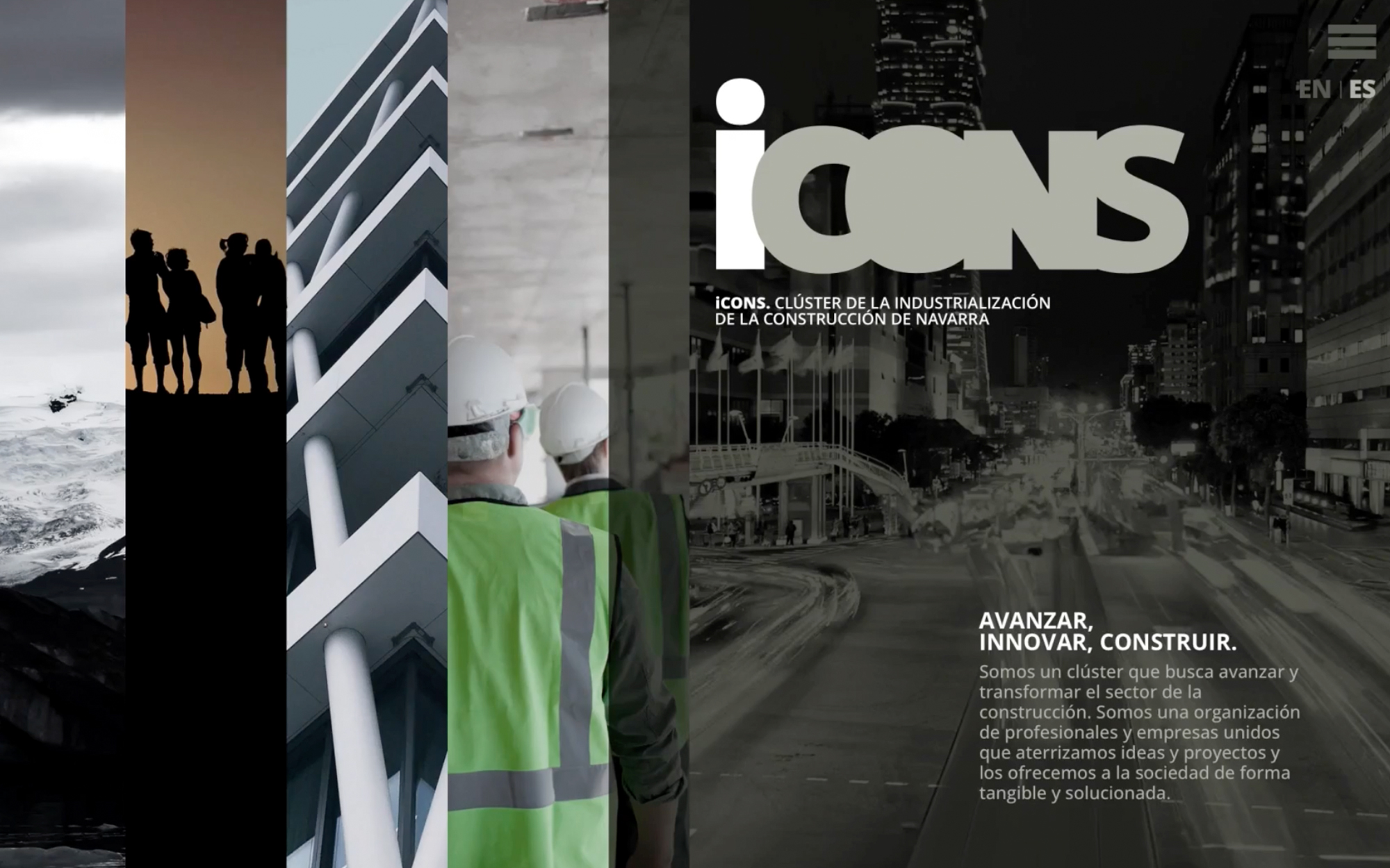 Marca y web de iCONS, Clúster