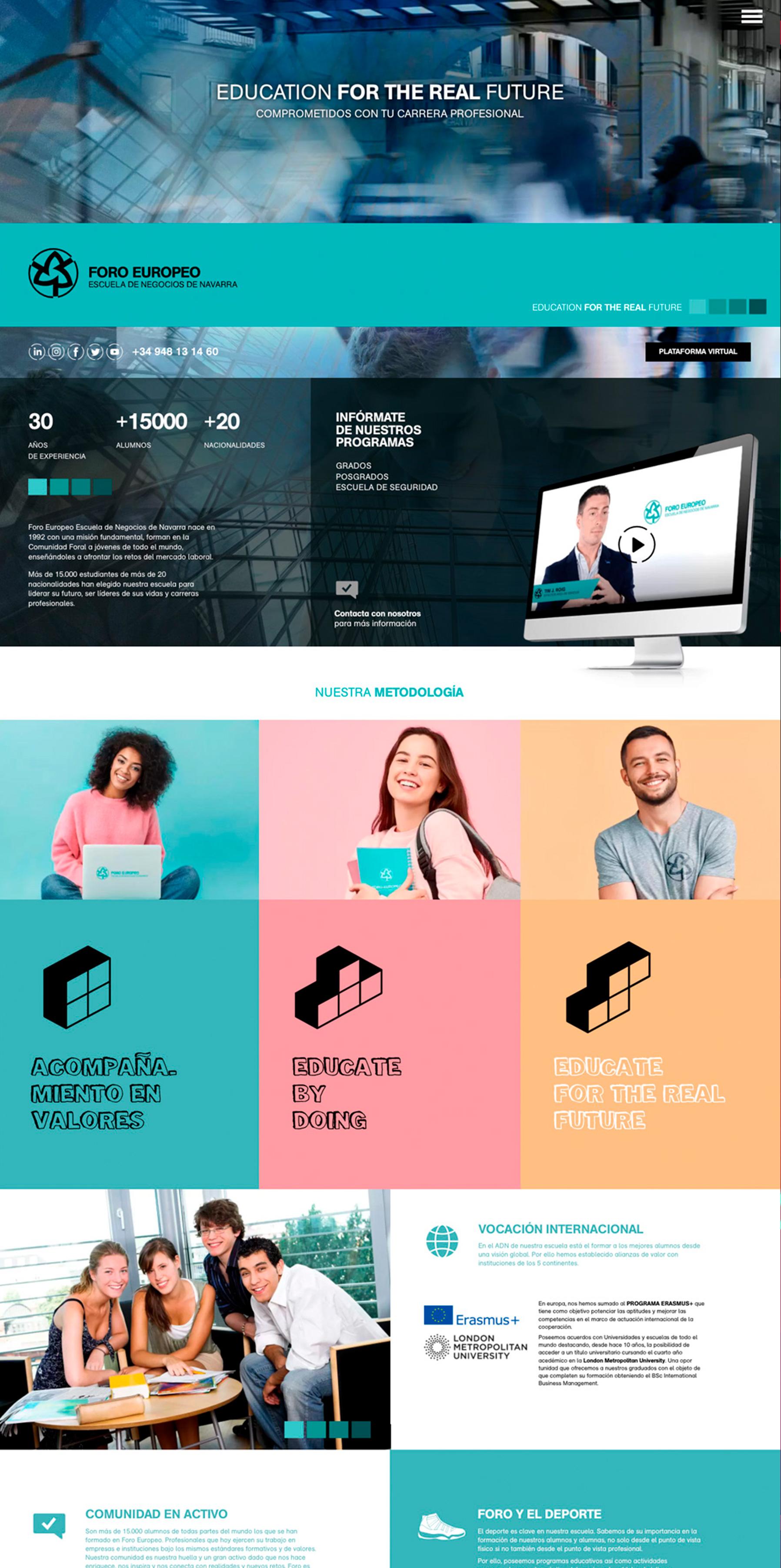 Marca y web para IED Company