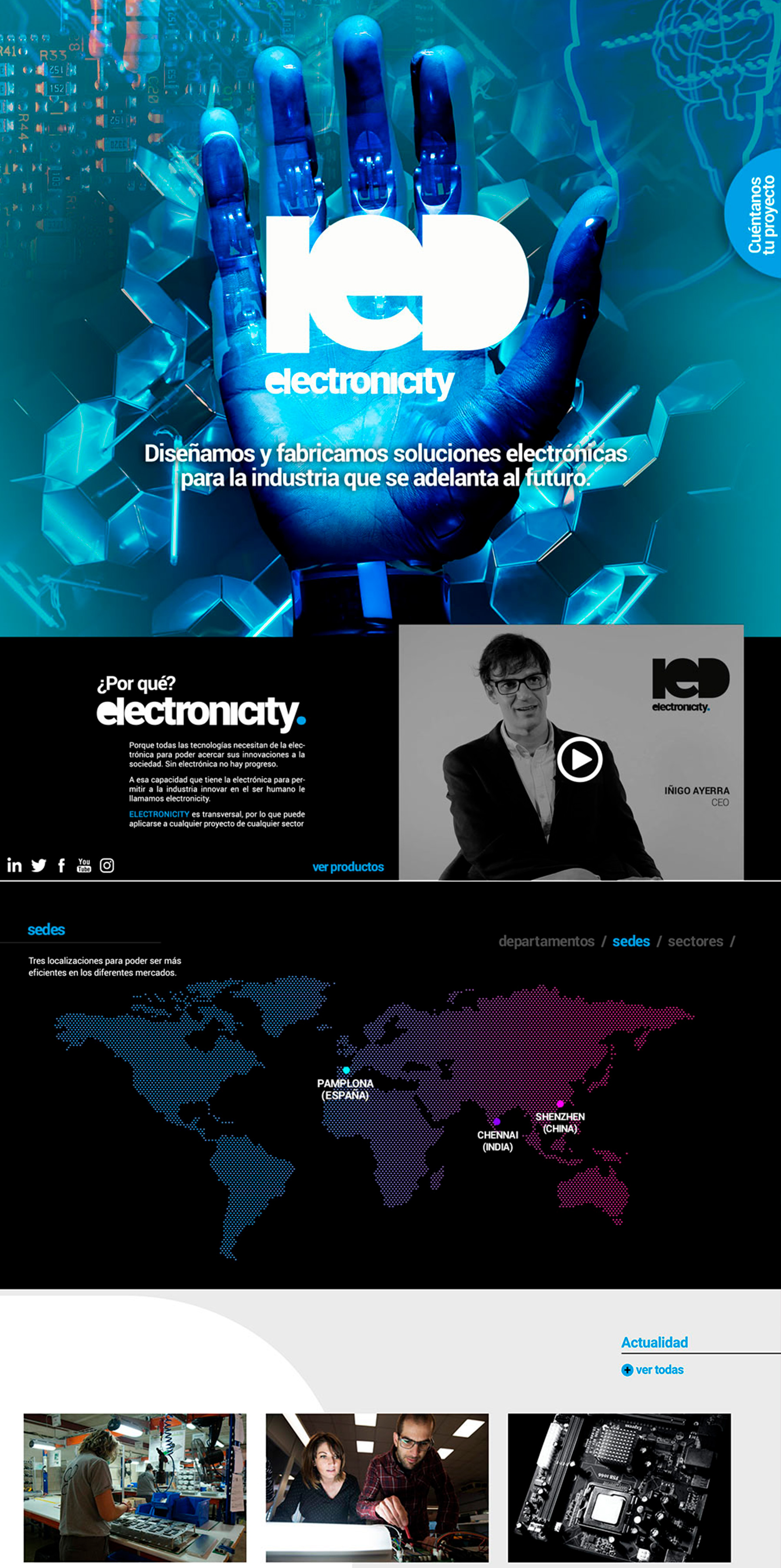 Marca y web para IED Company